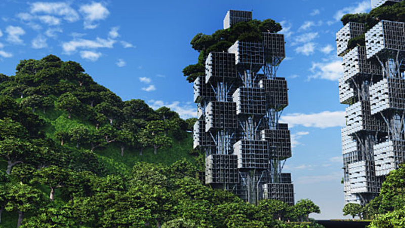 Illustration for article titled Is this the city of the future?